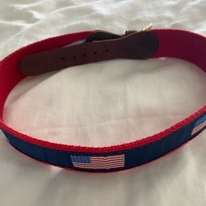 Little boys American flag belt